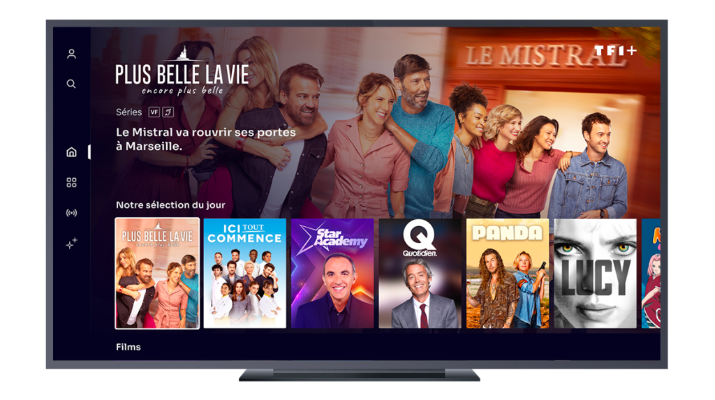 TF1+ sur votre télévision 